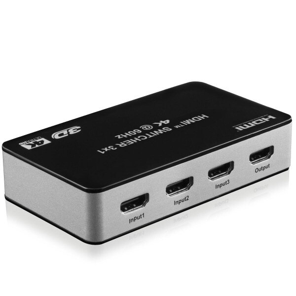 Main product image for HDMI 2.0 Premium 4K 60 Hz 3-Input 1-Output HDCP 2.2 Switch With IR180-1110